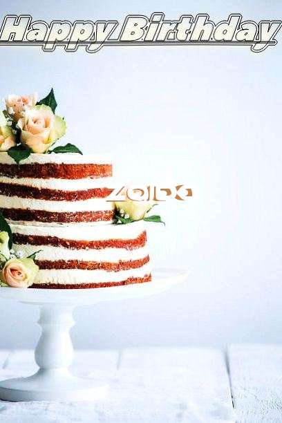 Happy Birthday Zaida Cake Image