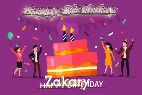 Birthday Wishes with Images of Zakary