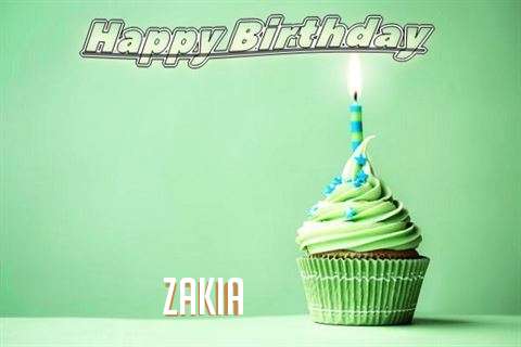 Happy Birthday Wishes for Zakia