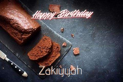 Happy Birthday Zakiyyah Cake Image