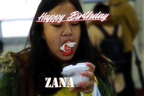 Birthday Wishes with Images of Zana