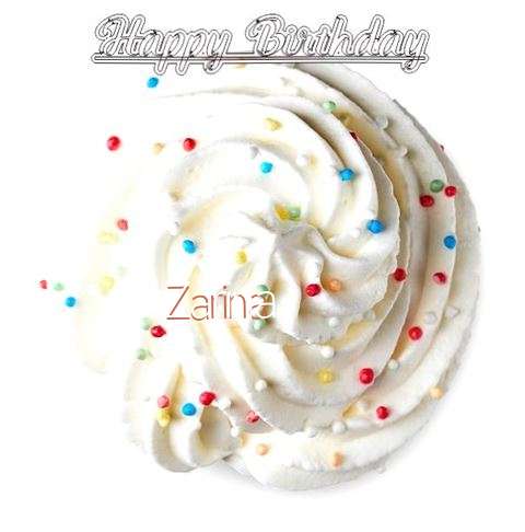 Happy Birthday Zarina