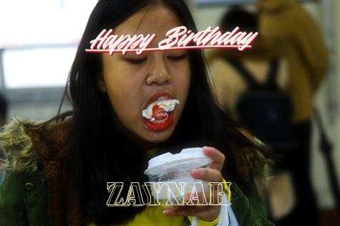 Birthday Wishes with Images of Zaynah
