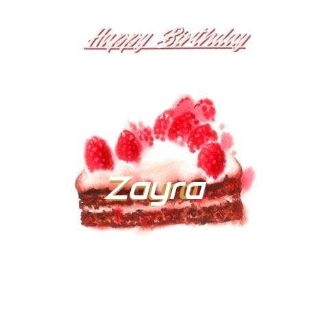 Birthday Wishes with Images of Zayra