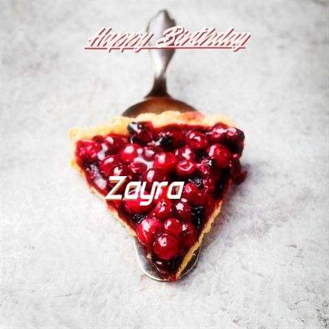 Happy Birthday to You Zayra