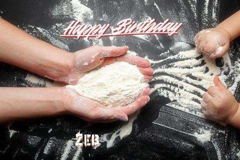 Happy Birthday Zeb Cake Image