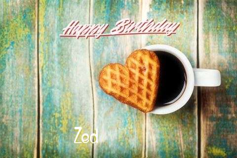 Birthday Wishes with Images of Zed