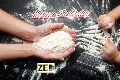 Happy Birthday Zed Cake Image