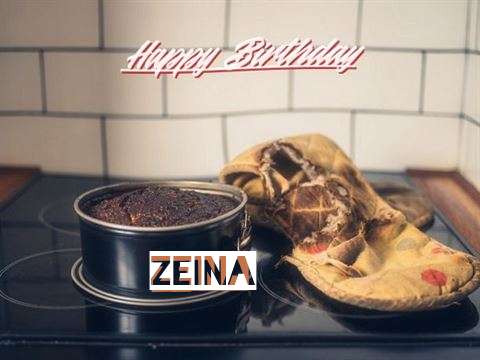 Happy Birthday Zeina Cake Image