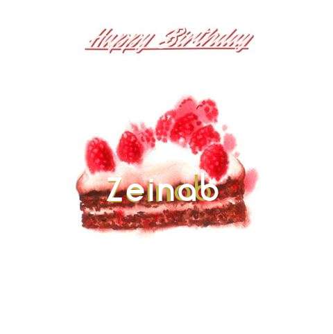 Birthday Wishes with Images of Zeinab