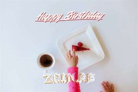 Happy Birthday Zeinab Cake Image