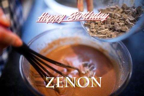 Happy Birthday Zenon Cake Image