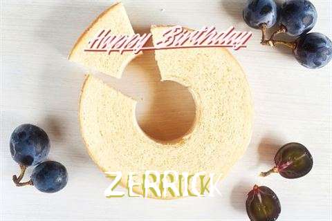 Happy Birthday Zerrick Cake Image