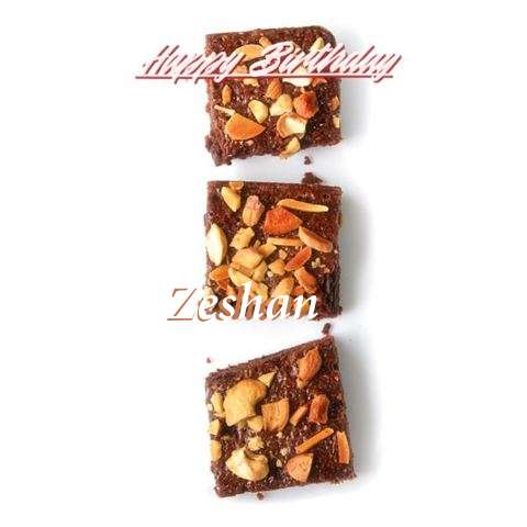 Happy Birthday Cake for Zeshan