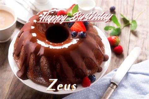 Happy Birthday Zeus Cake Image