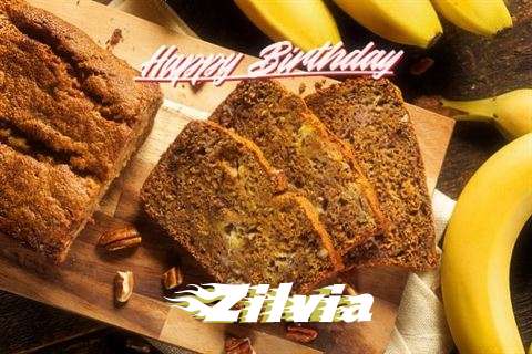 Happy Birthday Zilvia Cake Image
